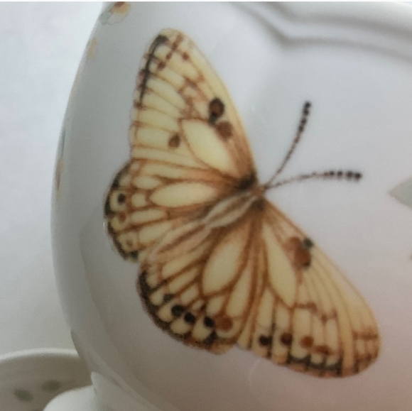 Lenox Butterfly Meadow 🦋 Tea Cup and Saucer - NWT - Picture 10 of 14